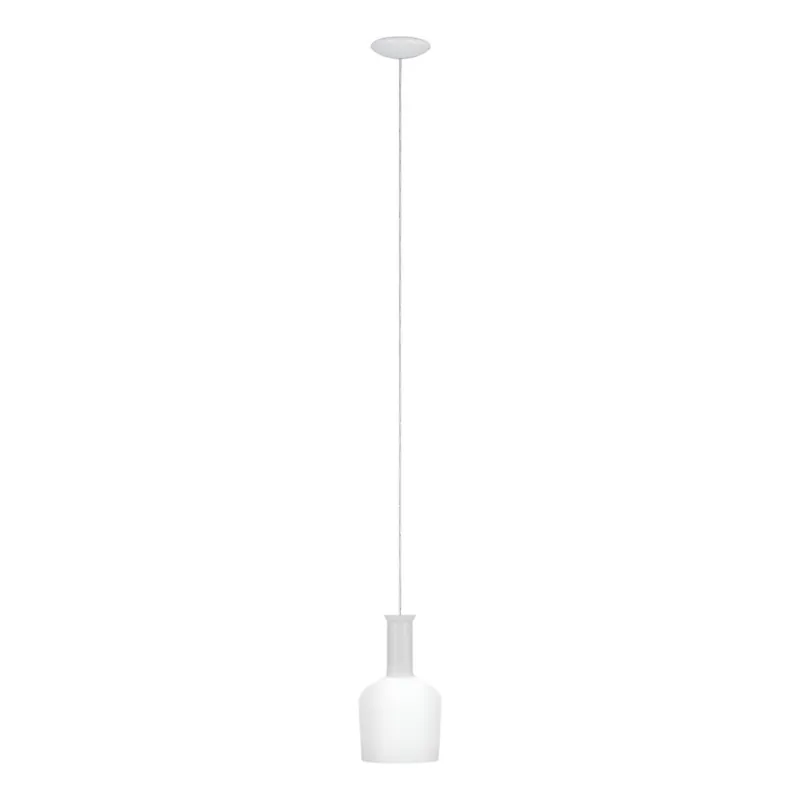 Eglo 62265 - Lustr na lanku PASCOA PRO 1xE27/60W/230V 15,6 cm bílá Koupit Online