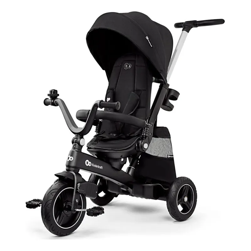 Nejlepší Cena KINDERKRAFT SELECT - Dětská tříkolka 5v1 EASYTWIST Premium černá