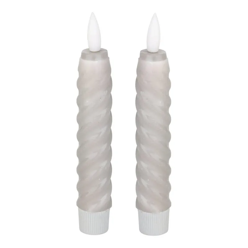 Eglo - SADA 2x LED Svíčka LED/1xAAA 15 cm šedá Objednat Nyní