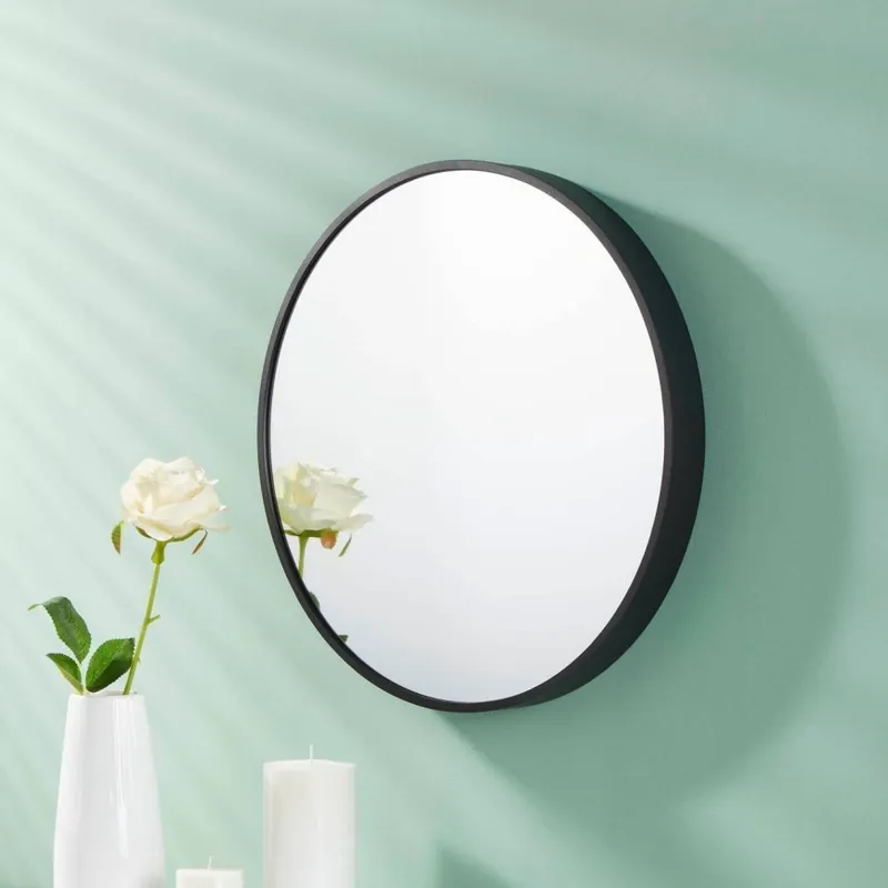 Nakupujte Hned Eglo - Nástěnné zrcadlo pr. 40 cm černá