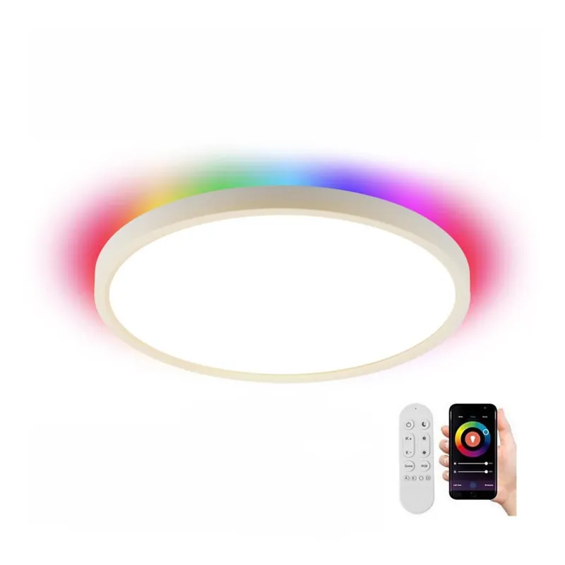 Immax NEO 07169-W60 - LED RGB+CCT Stmívatelné stropní svítidlo NEO LITE TUDO 65W/230V 2700-6500K Wi-Fi Tuya + dálkové ovládání bílá Originální
