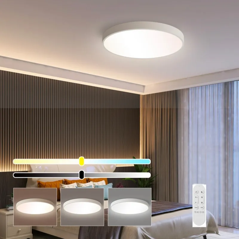 Akční Nabídka Immax NEO 07251L - LED Stmívatelné stropní svítidlo NEO LITE SEMPLICI LED/36W/230V 3000-6000K pr. 40 cm Wi-Fi Tuya bílá + dálkové ovládání