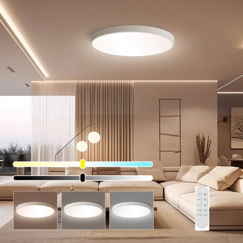 Oblíbený Immax NEO 07253L - LED Stmívatelné stropní svítidlo NEO LITE SEMPLICI LED/60W/230V 3000-6000K pr. 60 cm Wi-Fi Tuya bílá + dálkové ovládání