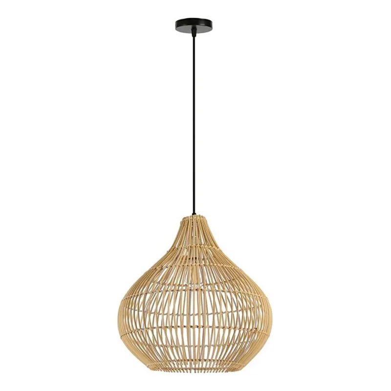 Dokud Zásoby Vydrží Lustr na lanku PELO 1xE27/40W/230V pr. 40 cm ratan