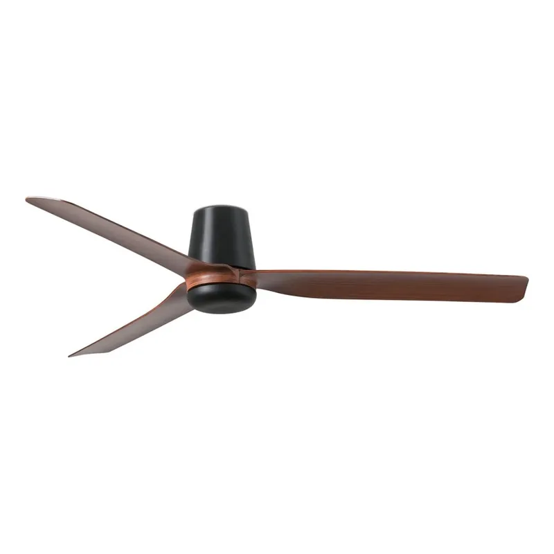 Objednat Nyní FARO 33831 - Stropní ventilátor PUNT TUB M hnědá/černá pr. 130 cm + dálkové ovládání