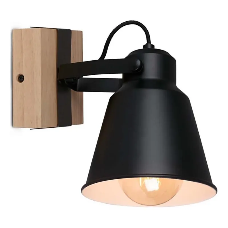 Tovární Cena Brilo - Nástěnné bodové svítidlo TALLE 1xE27/40W/230V kaučukovník