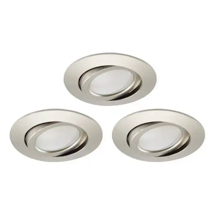 Brilo - SADA 3x LED Stmívatelné koupelnové podhledové svítidlo LED/5W/230V IP23 matný chrom Sleva