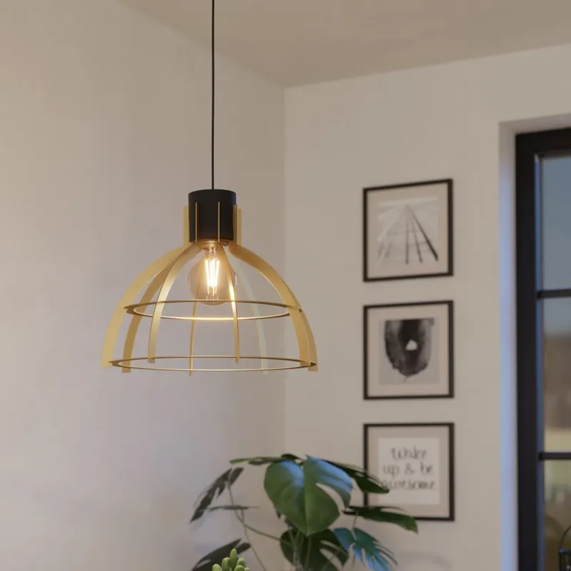Nakupujte Hned Eglo - Lustr na lanku 1xE27/40W/230V zlatá