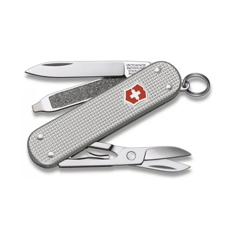 Victorinox - Multifunkční kapesní nůž CLASSIC ALOX 5,8 cm/5 funkcí stříbrná Značkový
