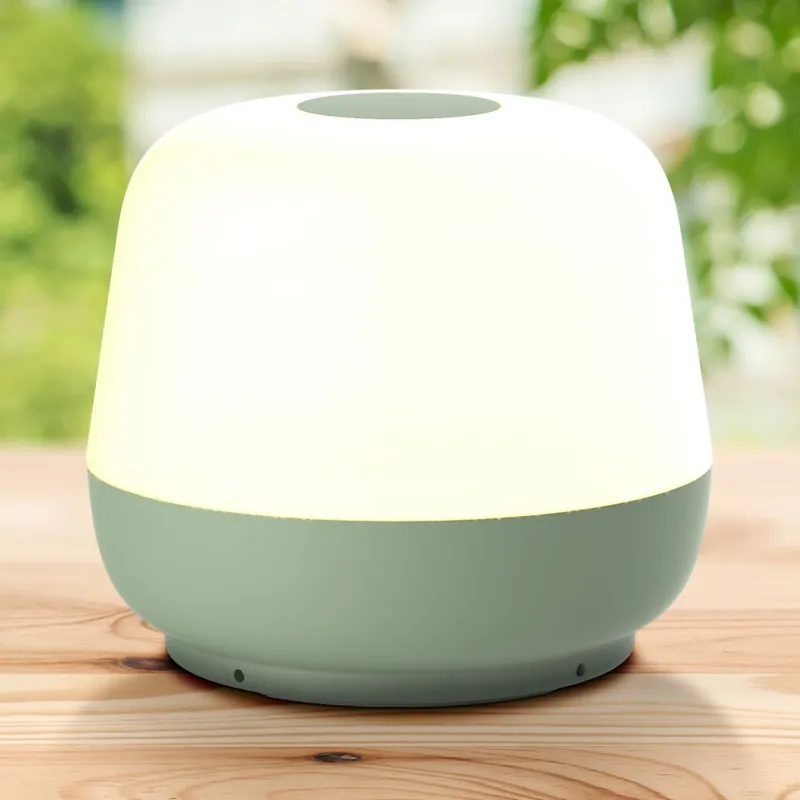 Super Cena LED Stmívatelná dotyková venkovní stolní lampa SAMBA LED/1,2W/5V USB 1200 mAh IP44 zelená