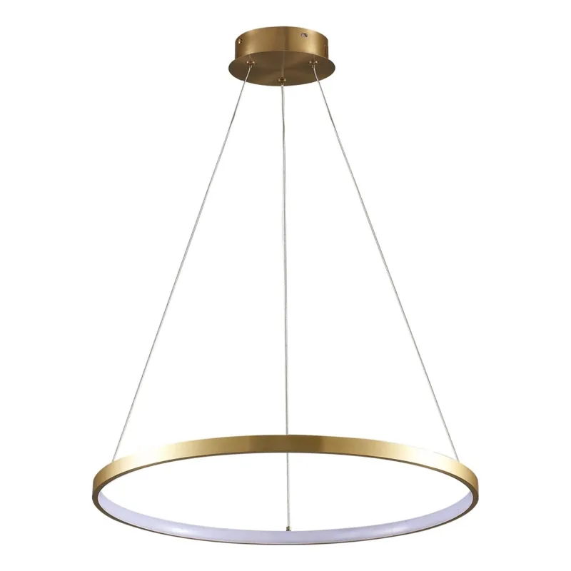 LED Lustr na lanku LEA LED/20W/230V 4000K pr. 50 cm zlatá Nejlepší Volba