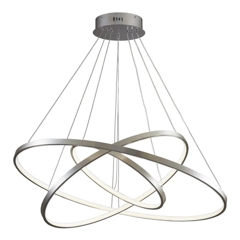 LED Lustr na lanku LEA LED/60W/230V 4000K pr. 80 cm matný chrom Omezená Nabídka