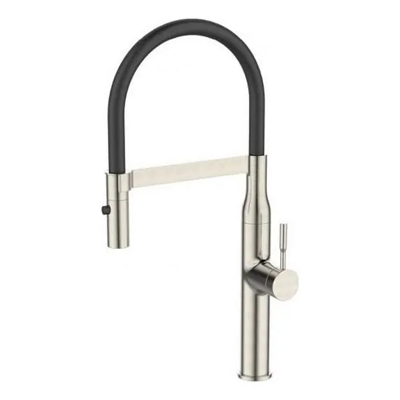 ALVEUS 1150892 - Dřezová baterie s flexibilním ramínkem se sprškou MIRAGE 49,5 cm satin Must-Have