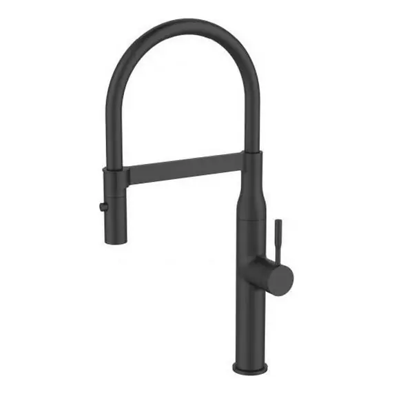 Ihned K Objednání ALVEUS 1150893 - Dřezová baterie s flexibilním ramínkem se sprškou MIRAGE 49,5 cm černá
