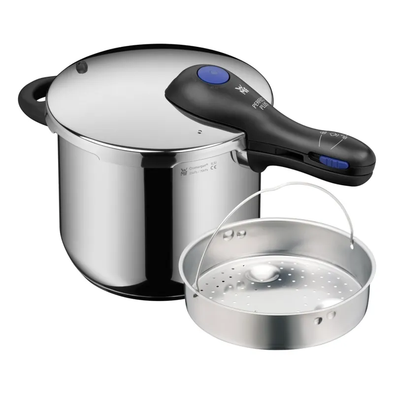WMF - Tlakový hrnec 6,5 l + vložka PERFECT PLUS nerez Cenově Výhodný