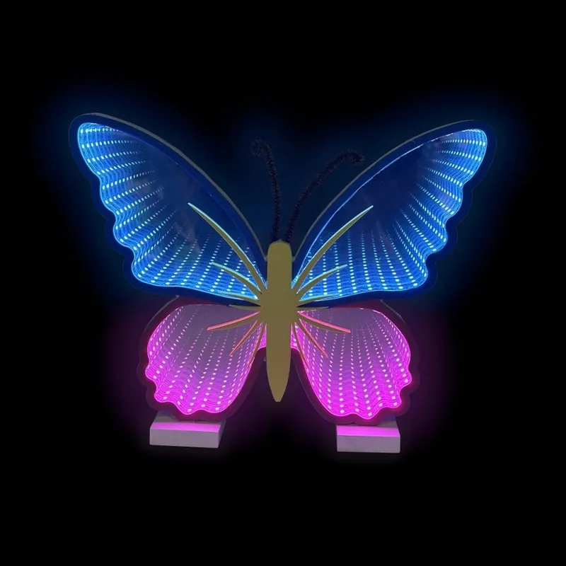 2Kids Toys - LED Neonová stolní dekorace LED/5W/USB motýl Akce