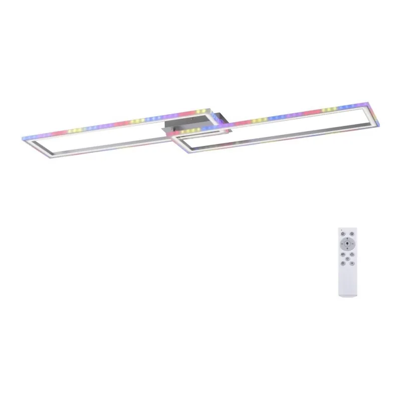 Leuchten Direkt 14635-55 - LED RGB Stmívatelné stropní svítidlo FELIX LED/34,5W/230V + dálkové ovládání Výhodná Nabídka