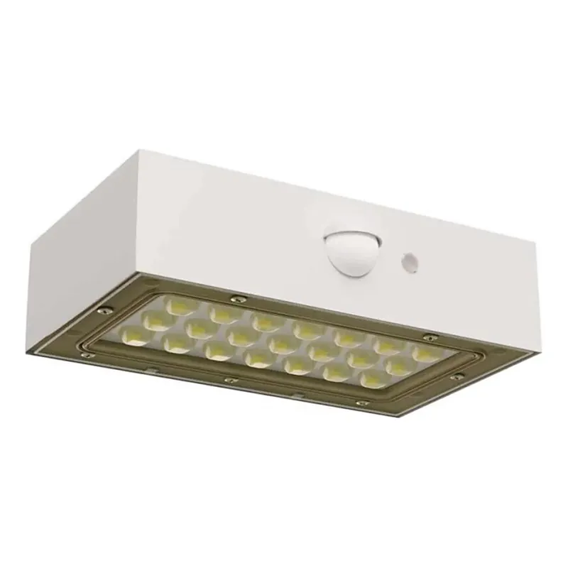 Nová Kolekce LED Solární reflektor se senzorem pohybu LED/3,7V 1200mAh 4000K IP65 bílá
