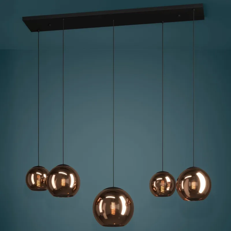 Nízká Cena Eglo - Lustr na lanku 5xE27/40W/230V měděná