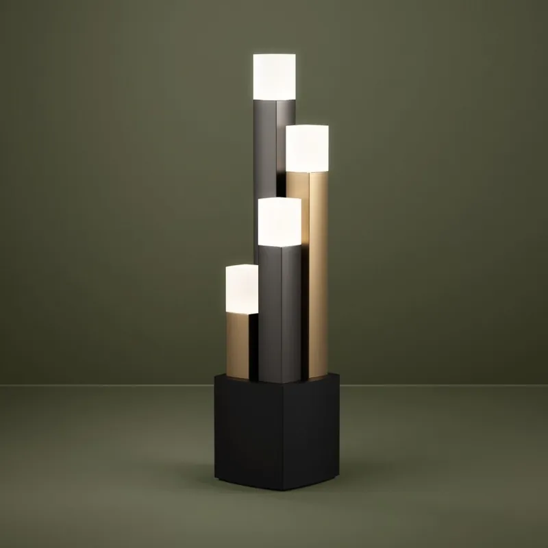 Eglo - LED Stmívatelná stolní lampa 4xLED/3,7W/230V 3000K antracit/zlatá Značkový