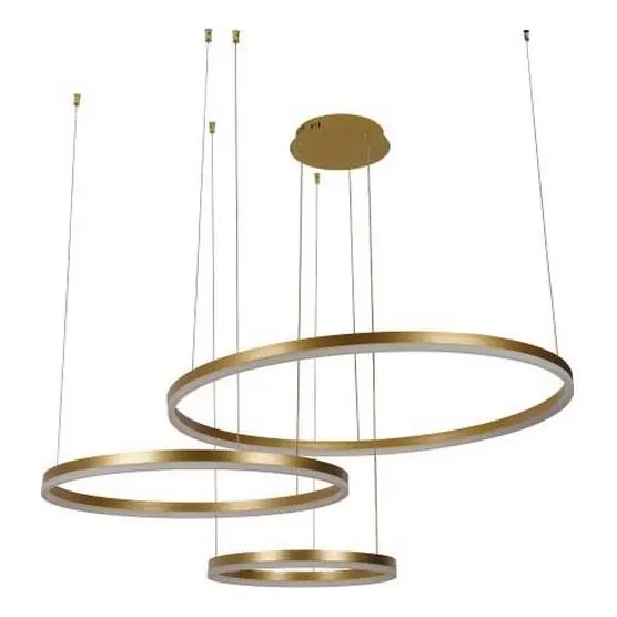 LED Stmívatelný lustr na lanku LED/125W/230V 3000-6500K pr. 80 cm + dálkové ovládání Akční Cena
