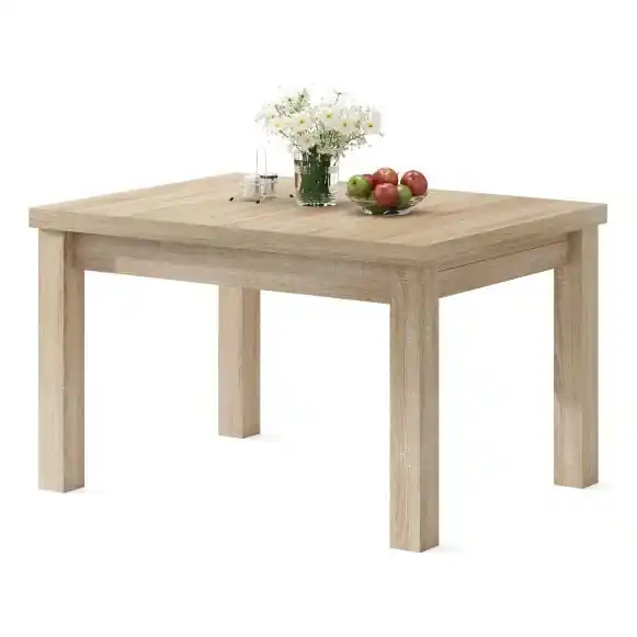 Autentický Rozkládací jídelní stůl pro 12 osob RALF 120/170/220/270x90 cm dub sonoma