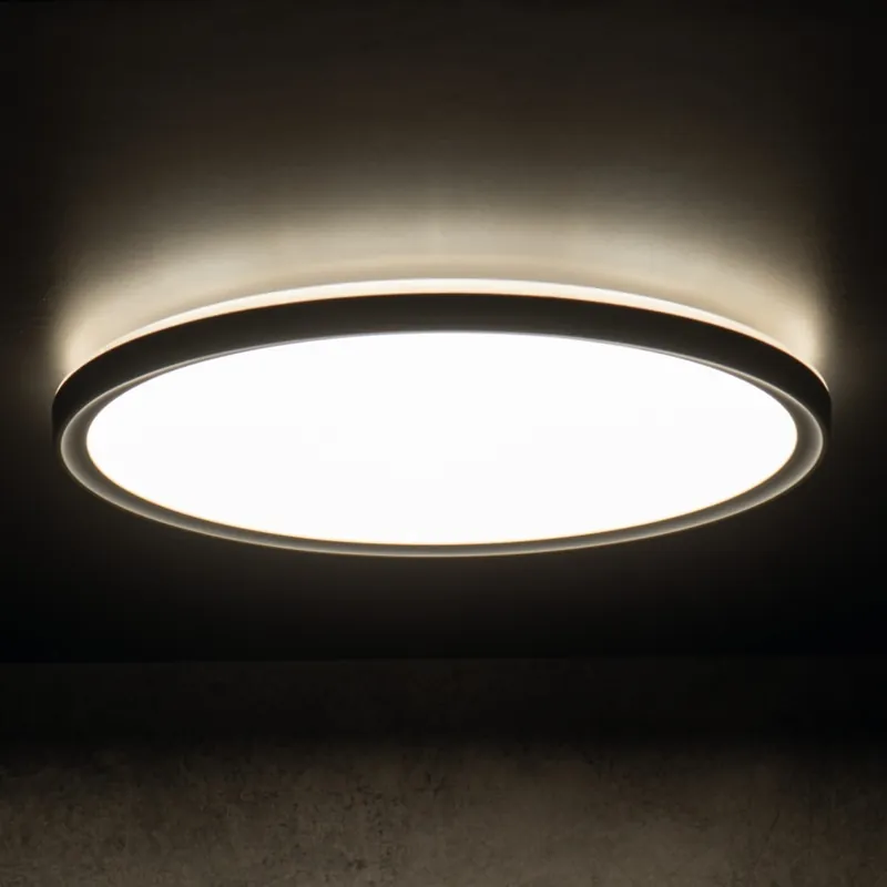 Originální LED Koupelnové stropní svítidlo AZPO LED/22W/230V pr. 42 cm IP54 černá