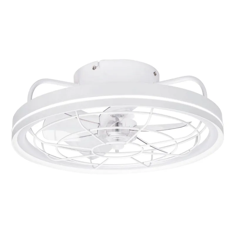 Aigostar - LED Stmívatelný stropní ventilátor LED/40W/230V 2700-6500K pr. 48 cm + dálkové ovládání bílá Zlevněný