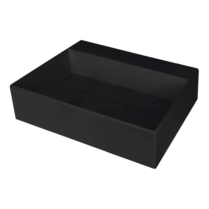 Expresní Doručení Deante CQR_NU5M - Umyvadlo na desku CORREO 40x50 cm granit/černá