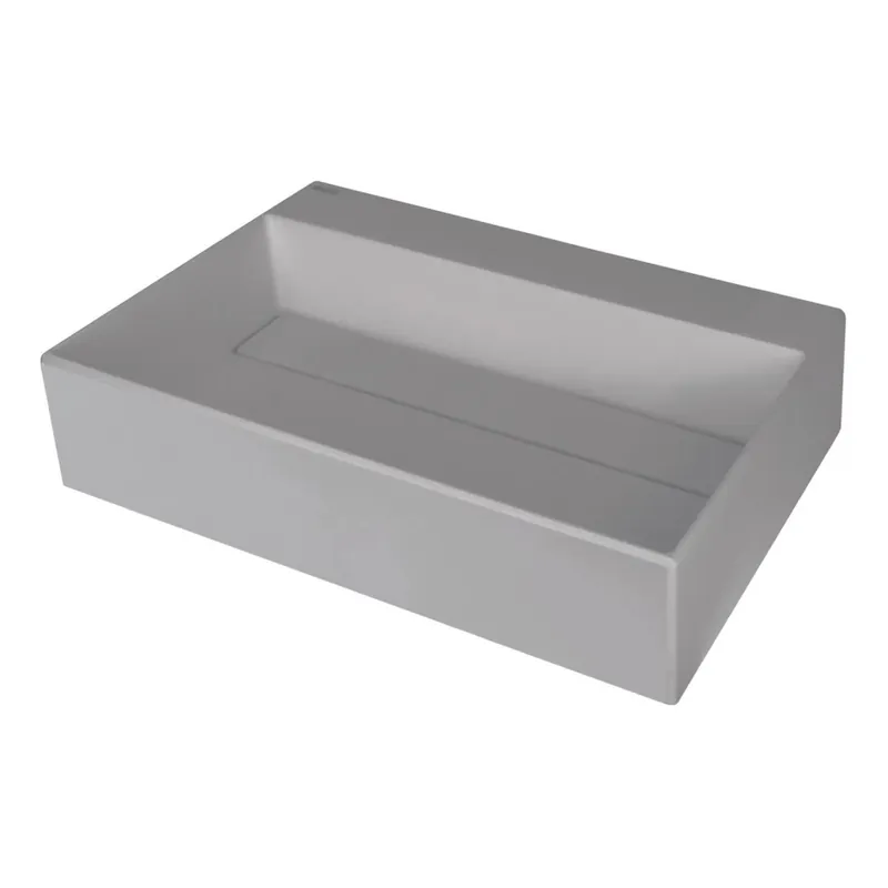 Nejprodávanější Deante CQR_SU6M - Umyvadlo na desku CORREO 40x60cm granit/metalicky šedá