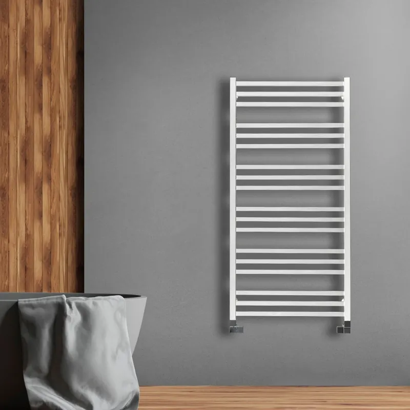 Poslední Šance P.M.H. AV4W - Koupelnový žebříkový radiátor AVENTO 567W 121 cm bílá