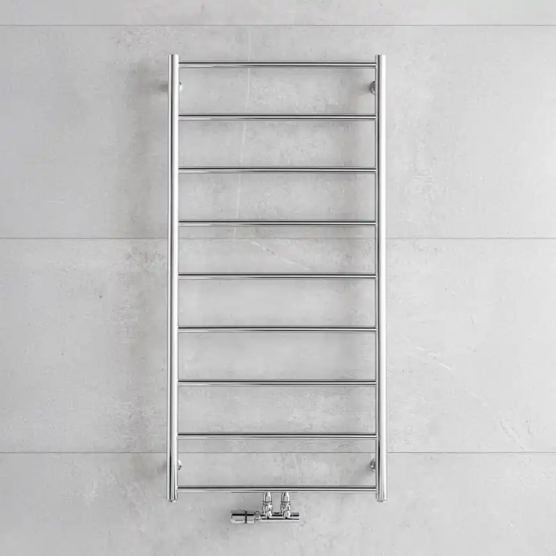 P.M.H. NS4C-M - Koupelnový žebříkový radiátor NAAS 222W 121 cm lesklý chrom Aktuální