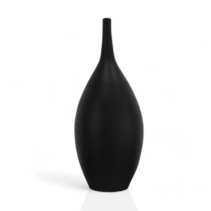Keramická váza 47 cm černá Nová Kolekce