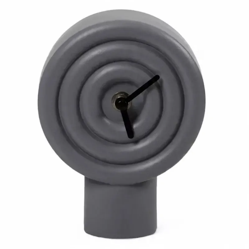 Expresní Doručení Stolní keramické hodiny 16 cm 1xAA šedá
