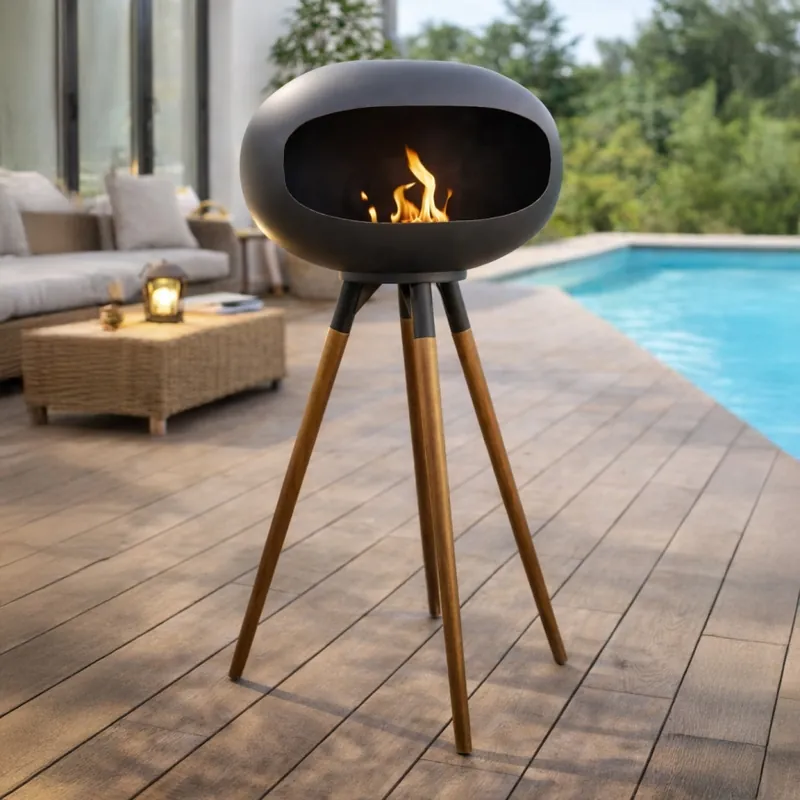 Novinka BIO krb TOKIO 45x100 cm 2kW černá