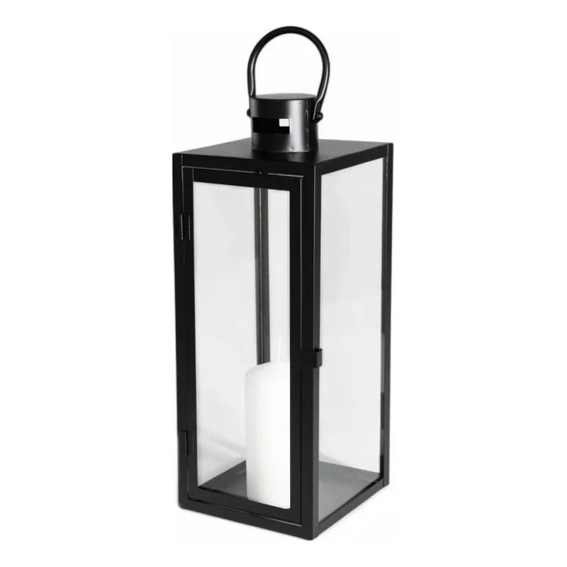 Akční Cena Dekorační lucerna TOWER 38 cm černá