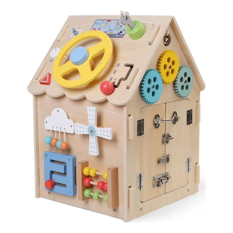 2Kids Toys - Activity board domeček béžová Originální