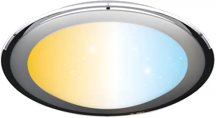 Vrácení Zdarma Aigostar - LED Stmívatelné stropní svítidlo LED/60W/230V 2700-6500K pr. 52,7 cm chrom + dálkové ovládání
