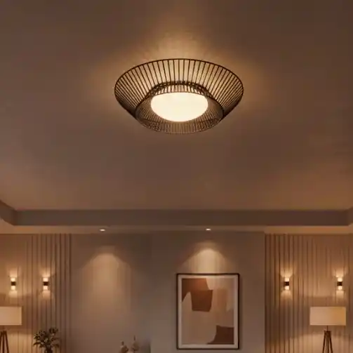 Eglo 200842 - LED Stropní svítidlo PIASTRE LED/8,2W/230V pr. 39 cm černá Expresní Doručení