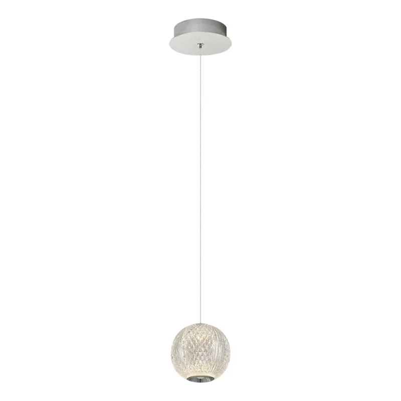 Vrácení Zdarma LED Lustr na lanku CREMONA LED/5W/230V 3000K matný chrom