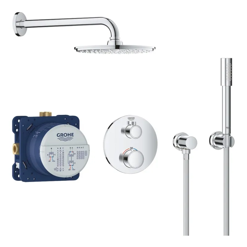 GROHE 34732000 - Sprchový set GROHTHERM RAINSHOWER COSMOPOLITAN 210 286 mm chrom Must-Have