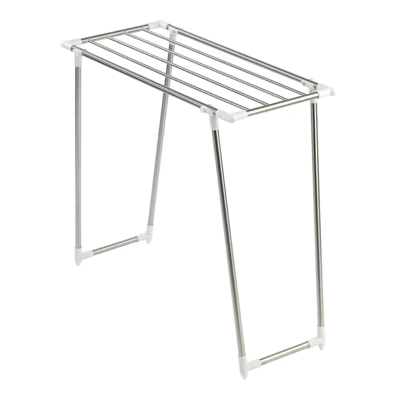 WENKO 3774020100 - Sušák na prádlo PROFI SINGLE 87x79 cm nerez/stříbrná/bílá Top Prodej