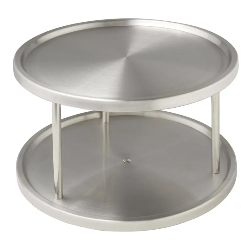 WENKO 2335100 - Karusel CABINET CAROUSEL 26,5x15,5 cm nerez/stříbrná Expresní Doručení