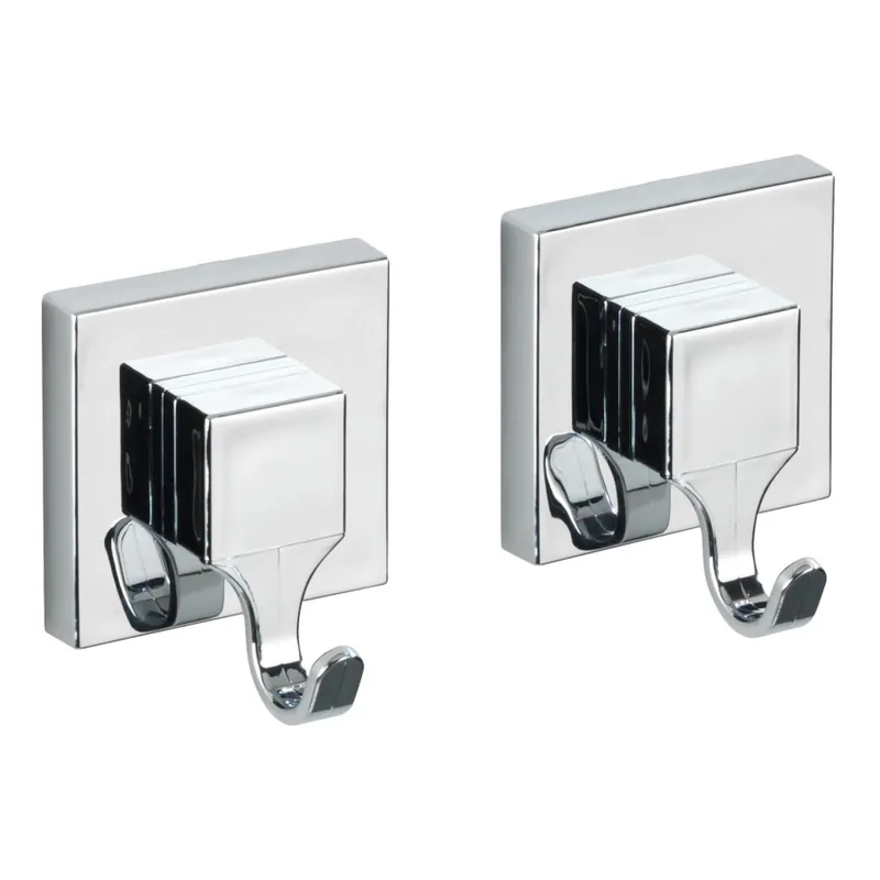 WENKO 22688100-Háček VACUUM-LOC QUADRO ED 6x7 cm stříbrná/lesk. chrom Novinka