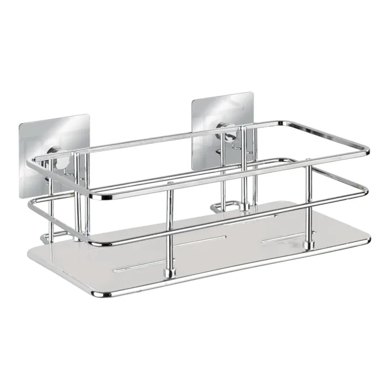 WENKO 23854800-Polička TURBO-LOC QUADRO ED. 24x14,5 cm nerez/lesk. chrom Akční Cena