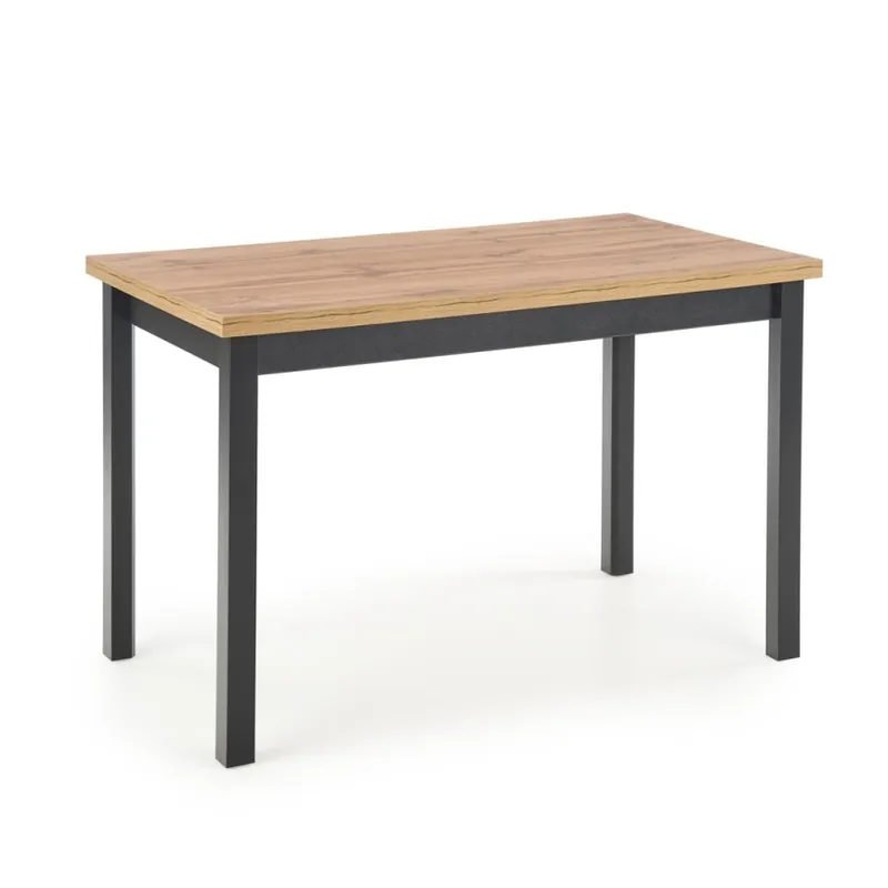 Jídelní stůl KINDOR 120x68 cm dub wotan/černá Koupit Online