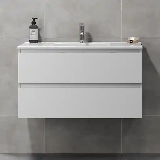 Koupelnová skříňka s umyvadlem KENWOOD 91x50x47 cm bílá Cenový Hit