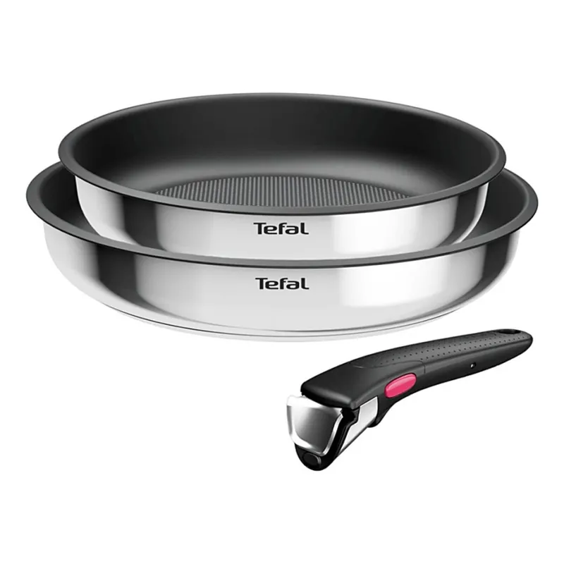 Zlevněný Tefal - Sada nádobí 3 ks INGENIO COOK nerez