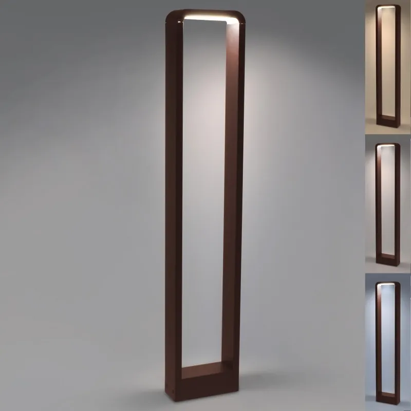 Levný Brilagi - LED Venkovní lampa BARI LED/7W/230V 3000/4000/6000K hnědá IP54 80 cm