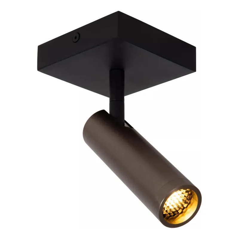 Sleva Lucide 22974/01/15 - Bodové svítidlo GRADO 1xGU10/40W/230V hnědá/černá
